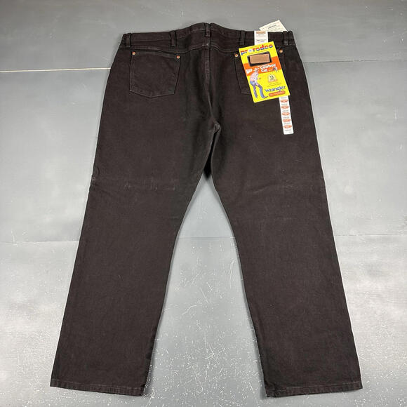 VTG Wrangler Jeans Mens 46x30 Black Original Cowboy Cut 13MWZ Shadow Canyon NWT - Picture 7 of 8